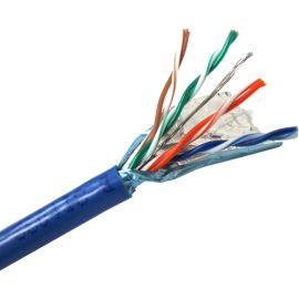 1000FT ORANGE CAT5E SOLID SHIELDED CABLE
