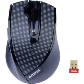 A4TECH PINPOINT OPTIC USB WIRELESS MOUSE. MOUSE FITS RIGHT-HAND USERS, USB WIREL