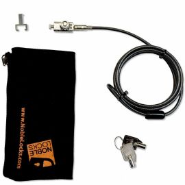 NOBLE T-BAR LOCK WITH BARREL KEY AND CABLE TRAP - WORKS WITH MOST UNIVERSAL SECU