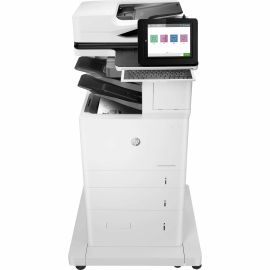 HP LaserJet Enterprise M636z Laser Multifunction Printer-Monochrome-Copier/Fax/Scanner-75 ppm Mono Print-1200x1200 dpi Print-Automatic Duplex Print-300000 Pages-3200 sheets Input-600 dpi Optical Scan-Wireless LAN-Mopria-Wi-Fi Dire