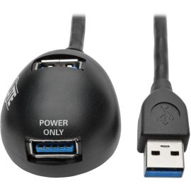 Tripp Lite by Eaton 2-Port USB 3.0 SuperSpeed Desktop Extension Cable A (M/2xF) 6 ft. (1.83 m)
