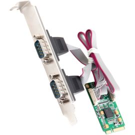 2 PORT RS-422/485 SERIAL DB9 MINI PCI-E CONTROLLER CARD