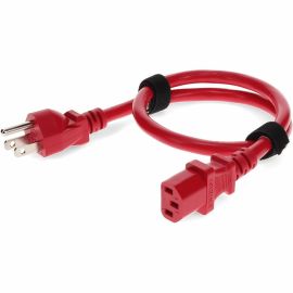 ADDON 2FT NEMA 5-15P TO C13 14AWG BLUE 100-250V POWER EXTENSION CABLE
