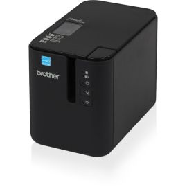 Brother P-touch PTP900C Desktop Thermal Transfer Printer - Monochrome - Label Print - USB - Serial - With Cutter