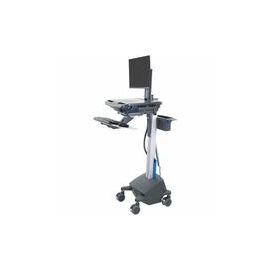 Ergotron StyleView Cart with LCD Pivot, LiFe Powered, US/CA/MX (Dark Grey)