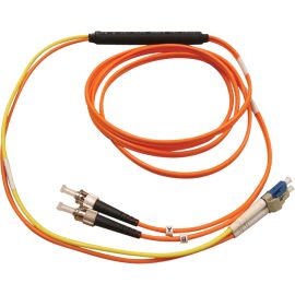 PATCH CABLE - FIBER OPTIC - MALE LEFT GENDER - MALE RIGHT GENDER - ST RIGHT CONN