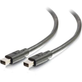 6FT MINI DISPLAYPORT CABLE 4K 30HZ - BLACK