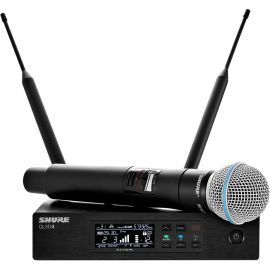 Shure QLXD24/B58 System with QLXD2/BETA58A Handheld Transmitter