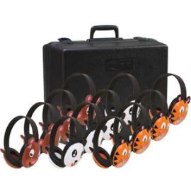CALIFONE 12 PACK ANIMAL THEME HEADPHONES