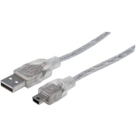 6FT USB 2.0 A MALE / MINI-B MALE CABLE