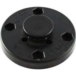 RAM 2-1/2 DIA.BASE W/ OCTAGON BUTTON
