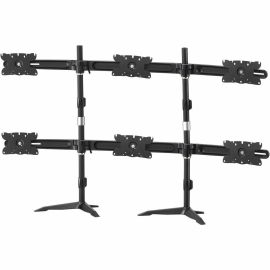 Amer Mounts Hex Monitor Stand Supports Flat Panel Sizes 26