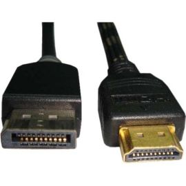 6FT DISPLAYPORT TO HDMI M-M ADAPTER CABLE - CONNECT A DEVICE W/ DISPLAYPORT OUTP