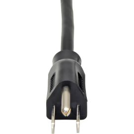 Eaton Tripp Lite Series Computer Power Cord, NEMA 5-15P to Left-Angle C13 - 10A, 125V, 18 AWG, 6 ft. (1.83 m), Black