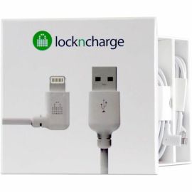 LOCKNCHARGE LIGHTNING CABLES - 5 PACK OF 1.2M RIGHT-ANGLED LIGHTNING CABLE