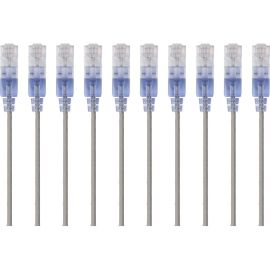 SLIM CAT6A CABLE - 10PK_ 5FT GRAY