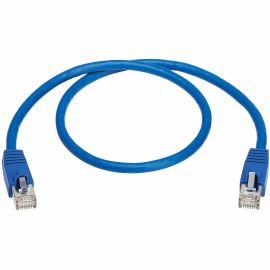 Eaton Tripp Lite Series Cat8 40G Snagless SSTP Ethernet Cable (RJ45 M/M), PoE, Blue, 2 ft. (0.6 m)