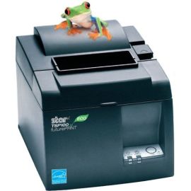 Star Micronics futurePRNT TSP143IIU ECO Desktop Direct Thermal Printer - Monochrome - Receipt Print - USB - With Cutter - Gray