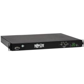 Tripp Lite by Eaton PDU 3.8kW Single-Phase Switched Automatic Transfer Switch PDU Two 200-240V C20 Inlets 8 C13 & 2 C19 Outputs 1U TAA