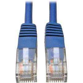 Eaton Tripp Lite Series Cat5e 350 MHz Molded (UTP) Ethernet Cable (RJ45 M/M), PoE - Blue, 12 ft. (3.66 m)
