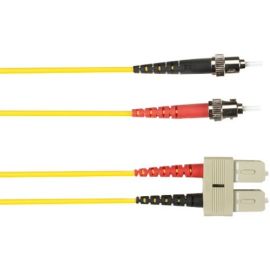 Black Box Colored Fiber OS2 9-Micron Singlemode Fiber Optic Patch Cable - Duplex, Plenum