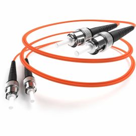 UNC 03M ST TO ST OM2 1GB FIBER OPTIC CABLE, ORANGE, OFNR, 50/125 MULTIMODE DUPLE