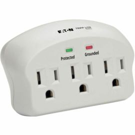 Tripp Lite by Eaton Protect It! 3-Outlet Surge Protector Direct Plug-In 660 Joules 2 Diagnostic LEDs