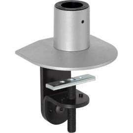 VERSATILE MOUNT WITH 6 OPTIONS-DESK CLAMP, THRU-DESK, GROMMET, WALL, REVERSE WAL