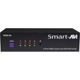 4-PORT HDMI/USB2.0/AUDIO KVM SWITCH. INCLUDES: HKM-04 AND PS5VD4A