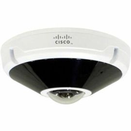 Cisco 8070 12 Megapixel Indoor/Outdoor Network Camera - Color, Monochrome - Fisheye - Black, White