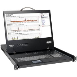 Tripp Lite by Eaton NetController 16-Port 1U Rack-Mount Console KVM Switch with 19-in. LCD