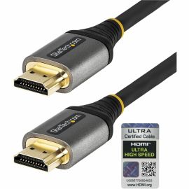 StarTech.com 12ft (4m) HDMI 2.1 Cable, Certified Ultra High Speed HDMI Cable 48Gbps, 8K 60Hz HDR10+, 8K HDMI Cord, TV/Monitor/Display