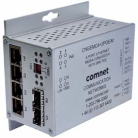 ComNet 10/100/1000 Mbps Intelligent Media Converter with Optional PoE+