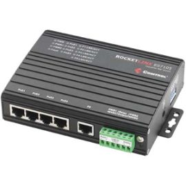 ROCKETLINX ES7105 UNMANAGED INDUSTRIAL ETHERNET 5 PORT POE SWITCH