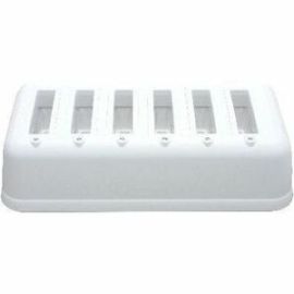 WHITE 6-BAY DR202 BATTERY CHARGER