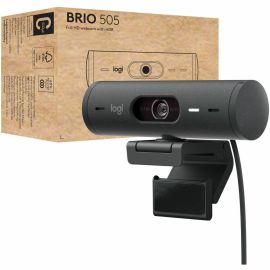 Logitech BRIO 505 Webcam - Black - TAA Compliant