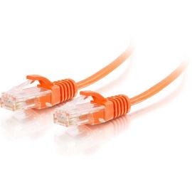 3FT/0.9M CAT6 CABLE UTP SLIM 28AWG ORNG