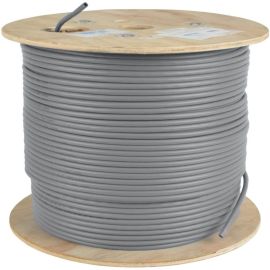 Eaton Tripp Lite Series Cat5e 350 MHz Stranded-Core (UTP) PVC Bulk Ethernet Cable - Gray, 1000 ft. (304.8 m), TAA