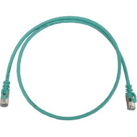 Eaton Tripp Lite Series Cat6a 10G Snagless Shielded Slim STP Ethernet Cable (RJ45 M/M), PoE, Aqua, 3 ft. (0.9 m)