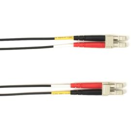 Black Box OM3 50/125 Multimode Fiber Patch Cable OFNP Plenum LC-LC BK 4M