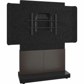 FORUM FREE-STANDING 48(2-BAY) DISPLAY STAND FOR (1) 65 TO 75 DISPLAY, DARK FINIS