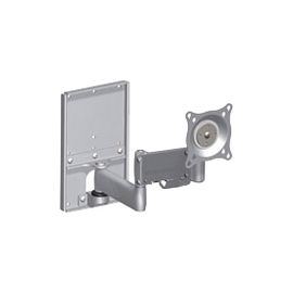 Chief Height-Adjustable Dual Arm Wall Mount - For Flat Panel Displays - Silver
