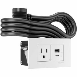 DASH FPC 1OL,1 USB A/C,WHITE