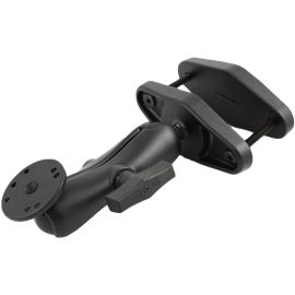 RAM 4 INCH SQUARE POST CLAMP MOUNT WITH ROUND AMPS PLATE - C SIZE