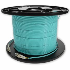 105M LC M/M OM3 AQUA FIBER UPC DUPLEX LSZH PATCH CABLE