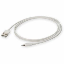 AddOn 1m USB 2.0 (A) Male to Lightning Male White Cable
