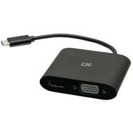 USB-C TO HDMI AND VGA MST ADAPTER BLACK