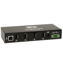 Tripp Lite by Eaton 4-Port Industrial-Grade USB 2.0 Hub - 15 kV ESD Immunity Metal Housing Mountable