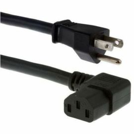 POWERCORD 5-15PTOC13 RIGHT ANGLEBLACK3FT