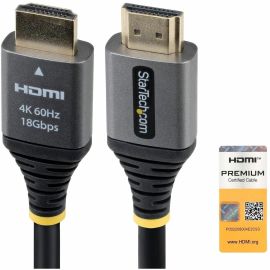 1FT HDMI 2.0 CABLE 4K 60HZ PREMIUM CERTIFIED HIGH SPEED HDMI